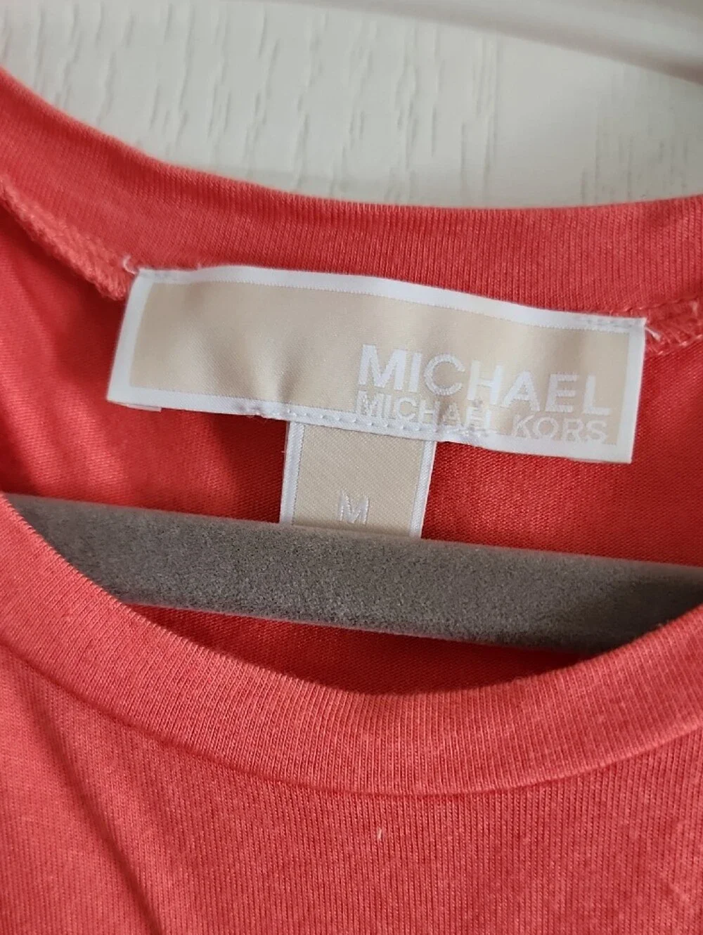 Michael Kors Coral-Pink Layered Sleeveless Top